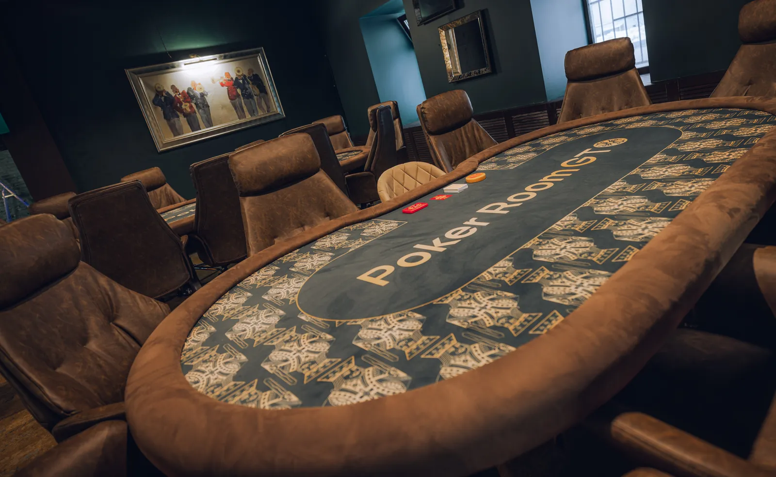 Брендированный покерный стол Poker Room GTO